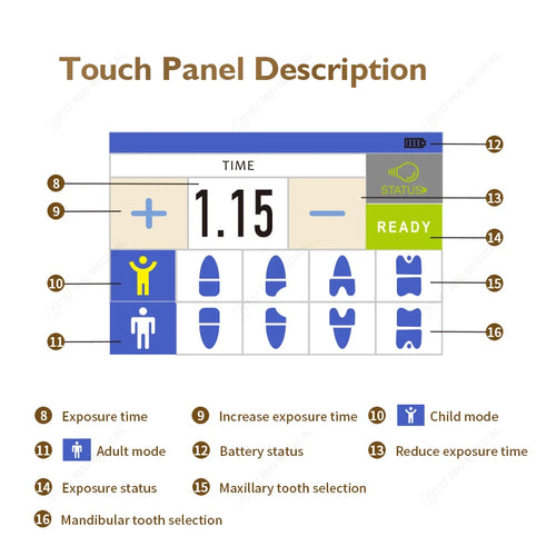Dental Xray Machine Portable Dental X-ray Medical Digital Camera Handheld Dental Xray